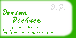 dorina pichner business card